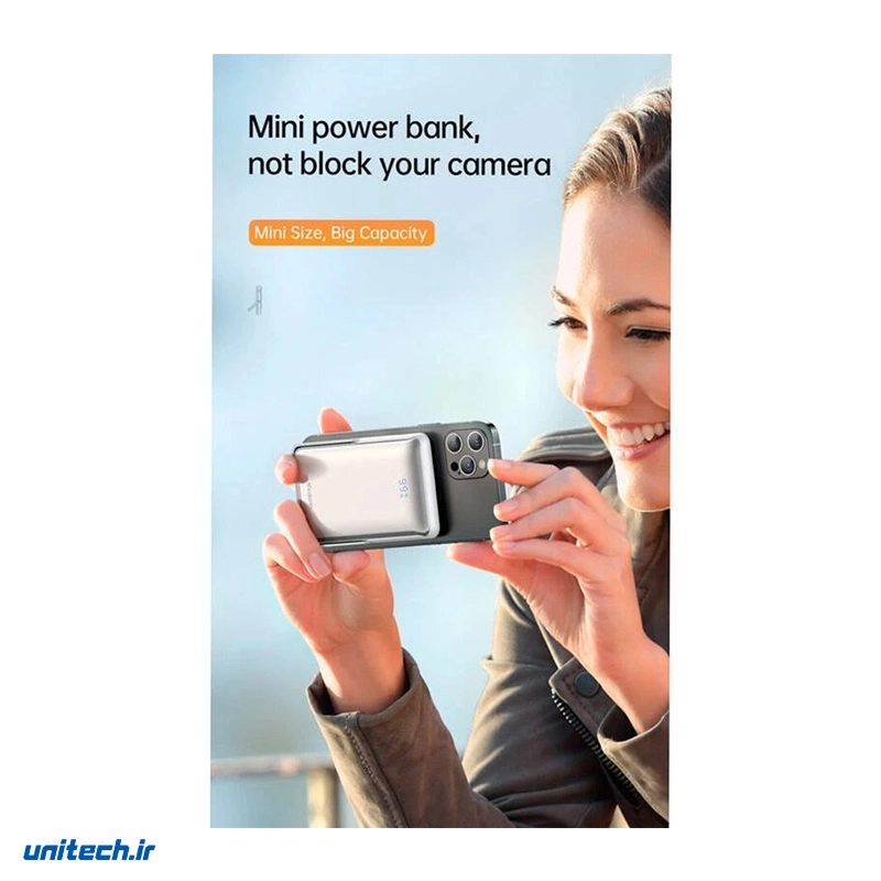 پاوربانک 20 وات بی سیم مک دودو مدل MC069، ظرفیت 10000 میلی‌آمپر ساعت10